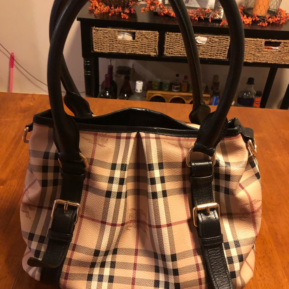 Burberry Haymarket Tote